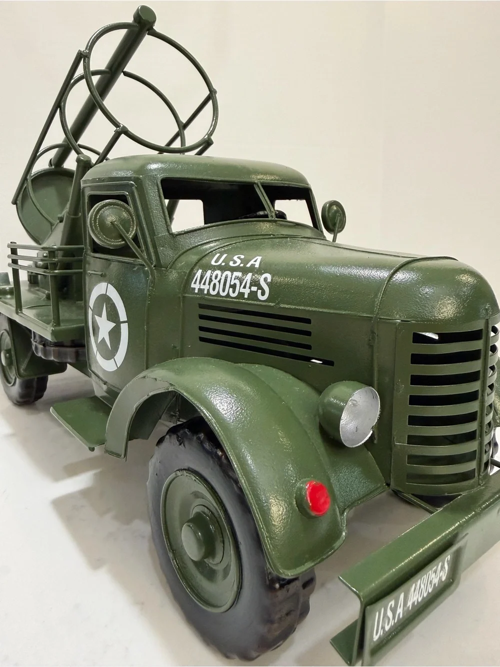 The Peacekeeper Military Truck Camouflage Metal Decanter
